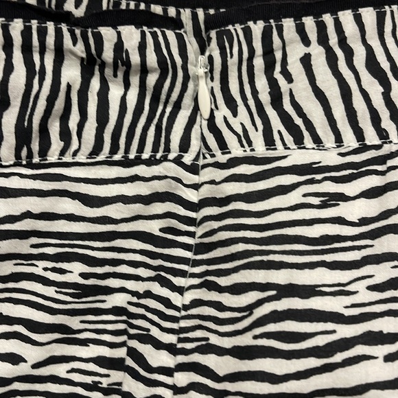 Ann Taylor Loft Zebra print cotton skirt size S - Picture 3 of 4